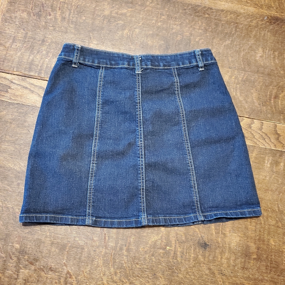 Rebel by Right front snap denim mini with front pockets - Picture 3 of 3